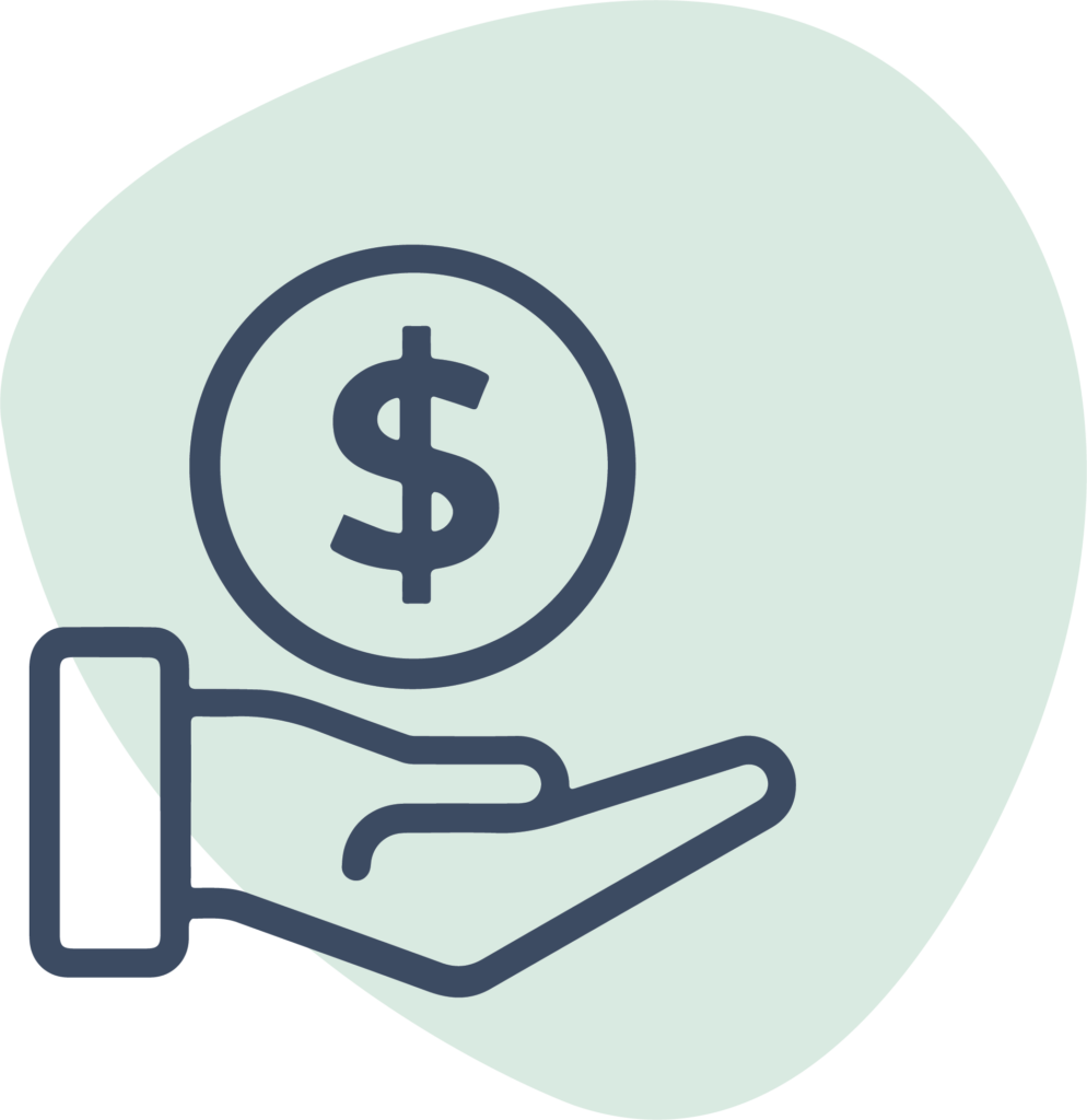 Money and Hand Icon
